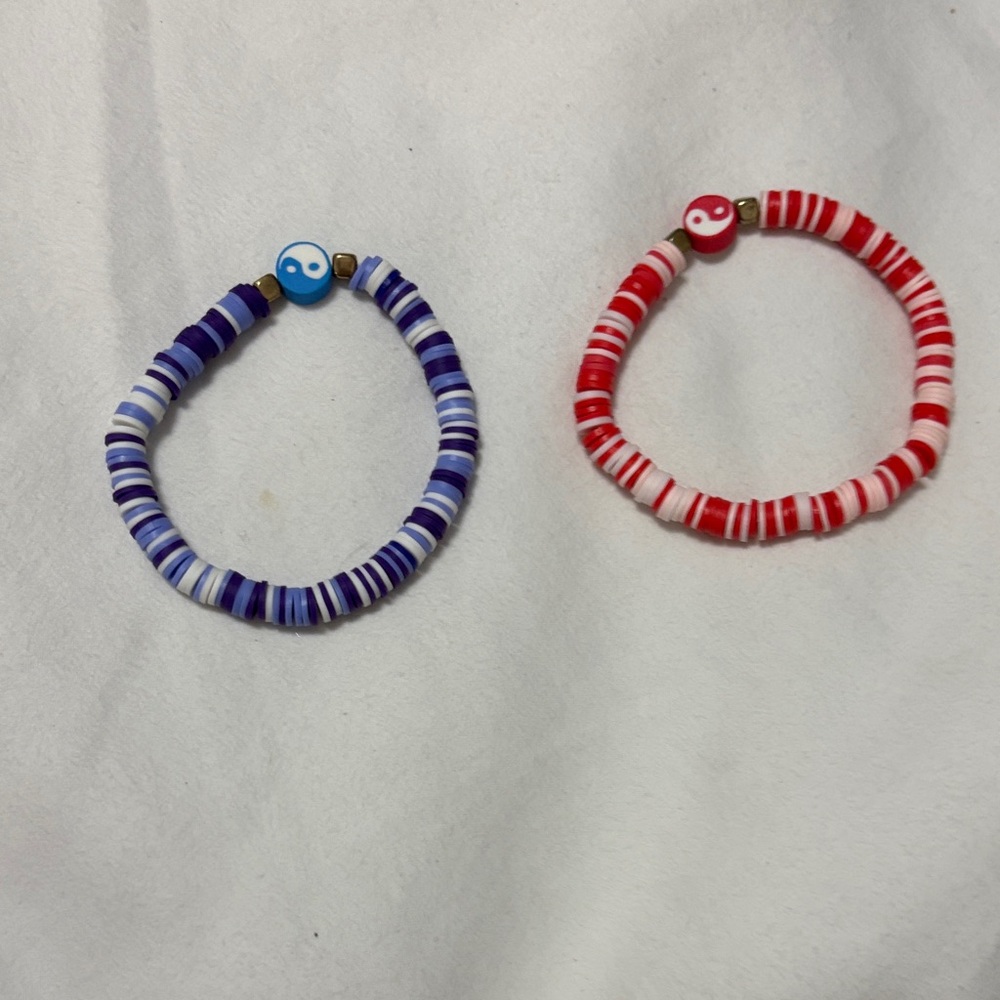 Colorful Yin Yang Kids Bracelets Set